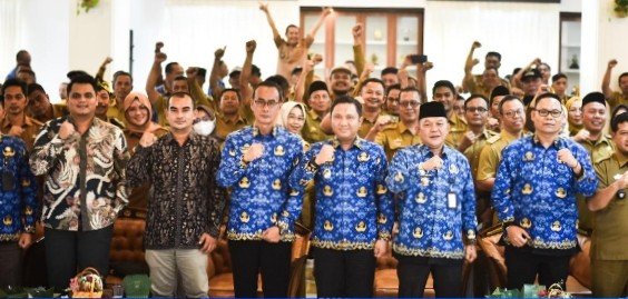 Pemkab Pesawaran Dorong Penguatan Tata Kelola Desa Lewat Rakor Bersama Kepala Desa