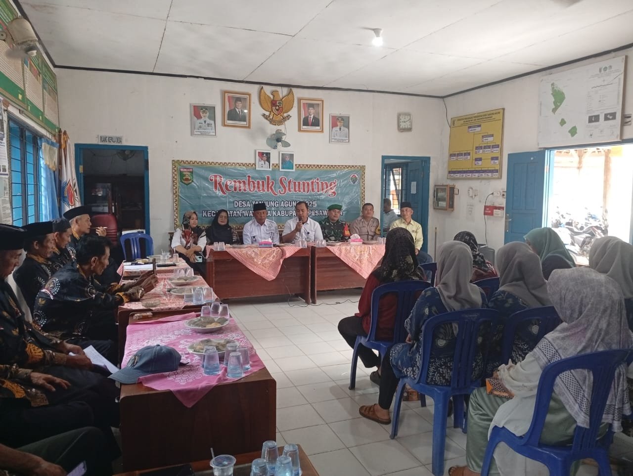 Desa Tanjung Agung Gaungkan Literasi dan Rembukan Stunting, Serap Aspirasi untuk Pembangunan 2026