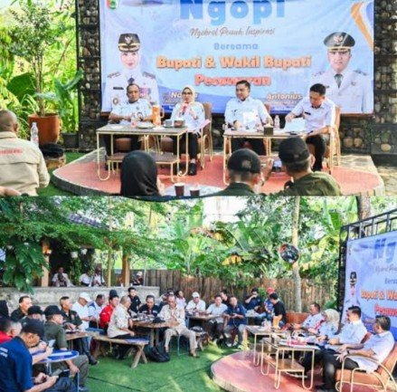 Pemerintah dan Pers Diperkuat Kolaborasi Lewat Forum Ngopi di Pesawaran. 