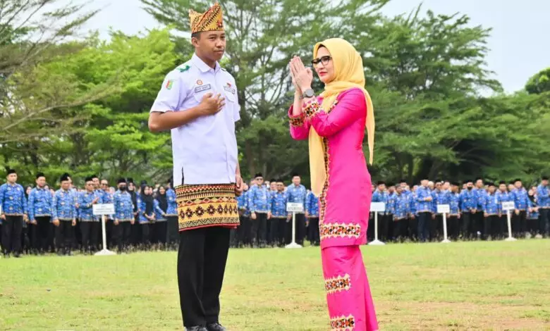 Pemkab Pesawaran Gelar Upacara Sumpah Pemuda ke-97, Nanda Indira Serukan Semangat Persatuan