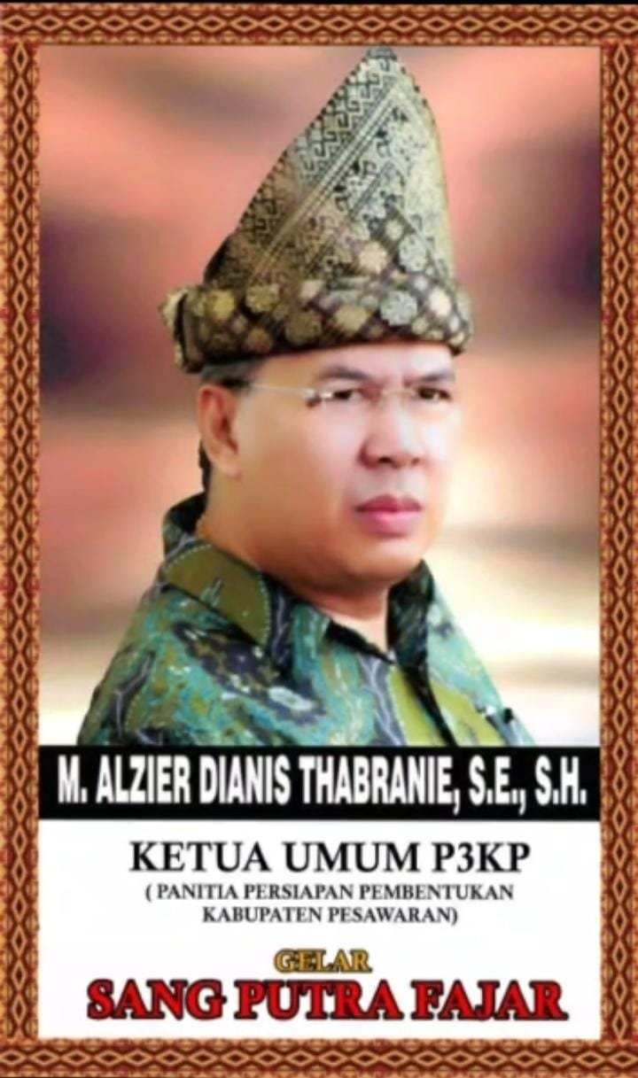 *Ulang Tahun ke-68 M. Alzier Dianis Thabranie, “Sang Putra Fajar” yang Dikenang Sebagai Pejuang Pemekaran Pesawaran*