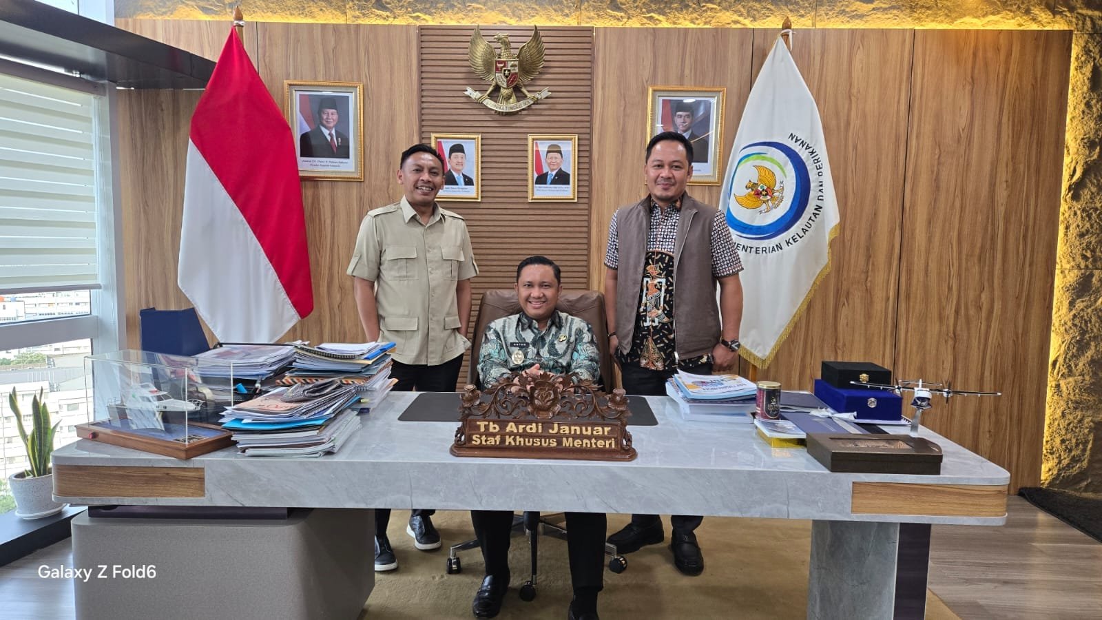 TB. Januar Staf Khusus Mentri: Komitmen Mendukung Antonius Muhamad Ali. S.H Wakil Bupati Pesawaran, Meningkatkan Produksi Perikanan