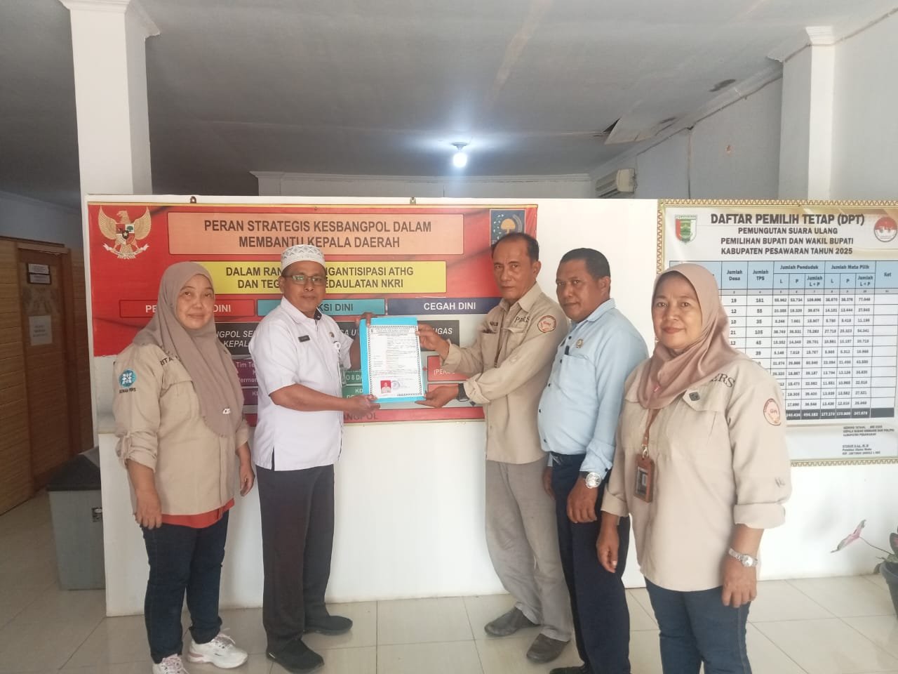 *Resmi Terima STLK, Pengurus DPC GWI Pesawaran Kunjungi Penasehat*