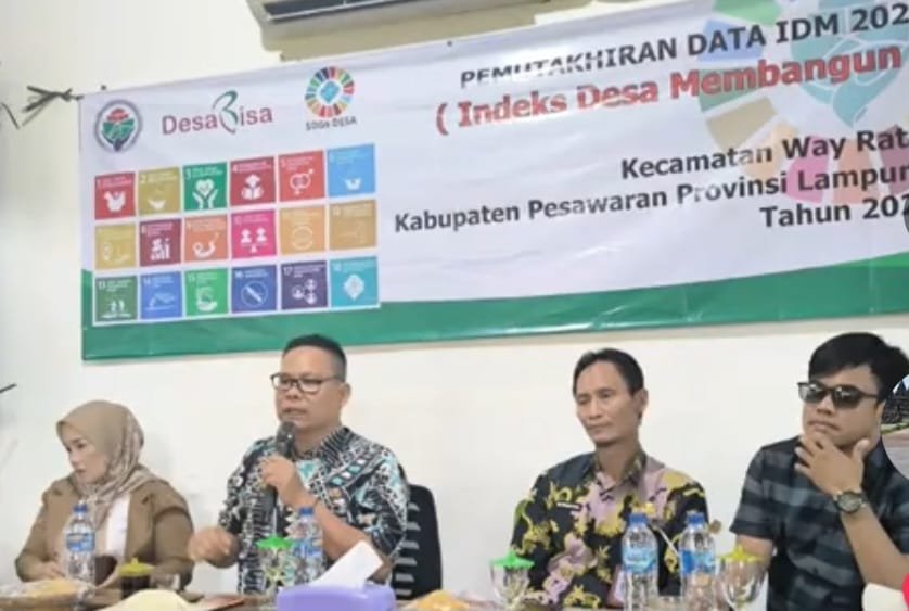 *PEMUTAKHIRAN DATA TAHUN 2025, CAMAT WAY RATAI GELAR KOORDINASI BERSAMA STAF PMD DAN KETUA APDESI*