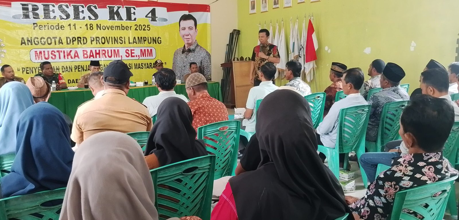 Mustika Bahrun Serap Aspirasi Warga dalam Reses di Pekon Pare Rejo dan Gading Rejo, Pringsewu