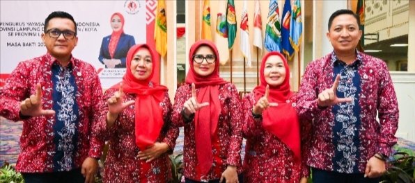 *Gerakkan Pesawaran Hidup Sehat, Nanda Indira Resmi Jabat Ketua YJI 2025–2030*