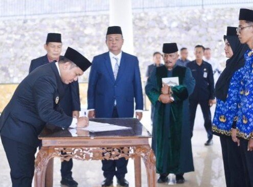 *Penguatan Jabatan Fungsional, Pemkab Pesawaran Kukuhkan 123 ASN untuk Dorong Layanan Publik Berkualitas*