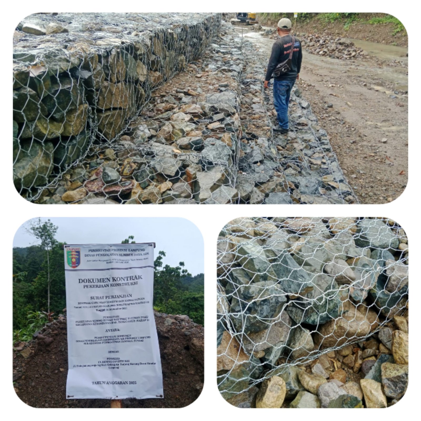 *Proyek Bronjong Way Paku II Diduga “Proyek Siluman” Telan Rp 6,7 Miliar APBD Lampung, Kualitas Pekerjaan Jadi Sorotan Tajam*