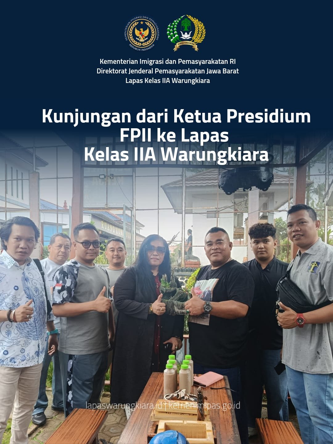 Berkunjung ke Lapas Warungkiara Sukabumi, Ini Penilaian Kasihhati Terhadap Program Pembinaan