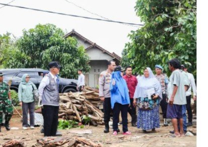 Gerak Cepat Pemkab Pesawaran, 132 Rumah Terdampak Puting Beliung di Tegineneng Mulai Ditangani