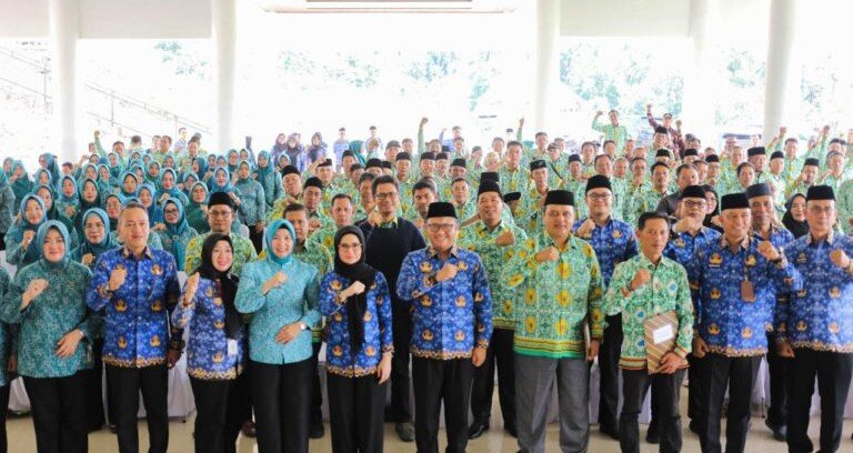 *Sinergi Pemkab dan Desa Diperkuat, Rakor dan Halal Bihalal Jadi Momentum Konsolidasi di Pesawaran*