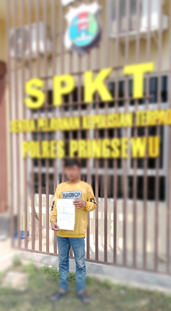 Kakon Karang Sari Dilaporkan ke Polres Pringsewu, Diduga Tipu Warga Hingga Jutaan Rupiah