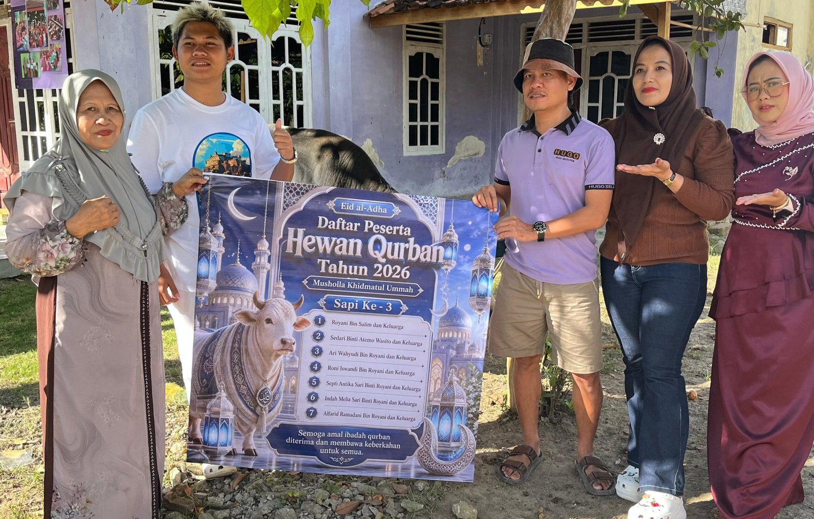 Pesawaran. Perayaan Idul Adha 1447 H yang jatuh pada hari Rabu 27 Mei 2026 ini, di sebut juga dengan Perayaan Idul Qurban,
