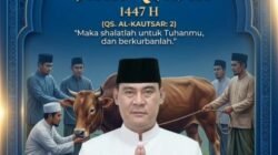 Semangat Idul Adha 1447 H, Ketua DPD PAN Pesawaran Paisaludin, S.H. Ajak Masyarakat Perkuat Kepedulian dan Kebersamaan.