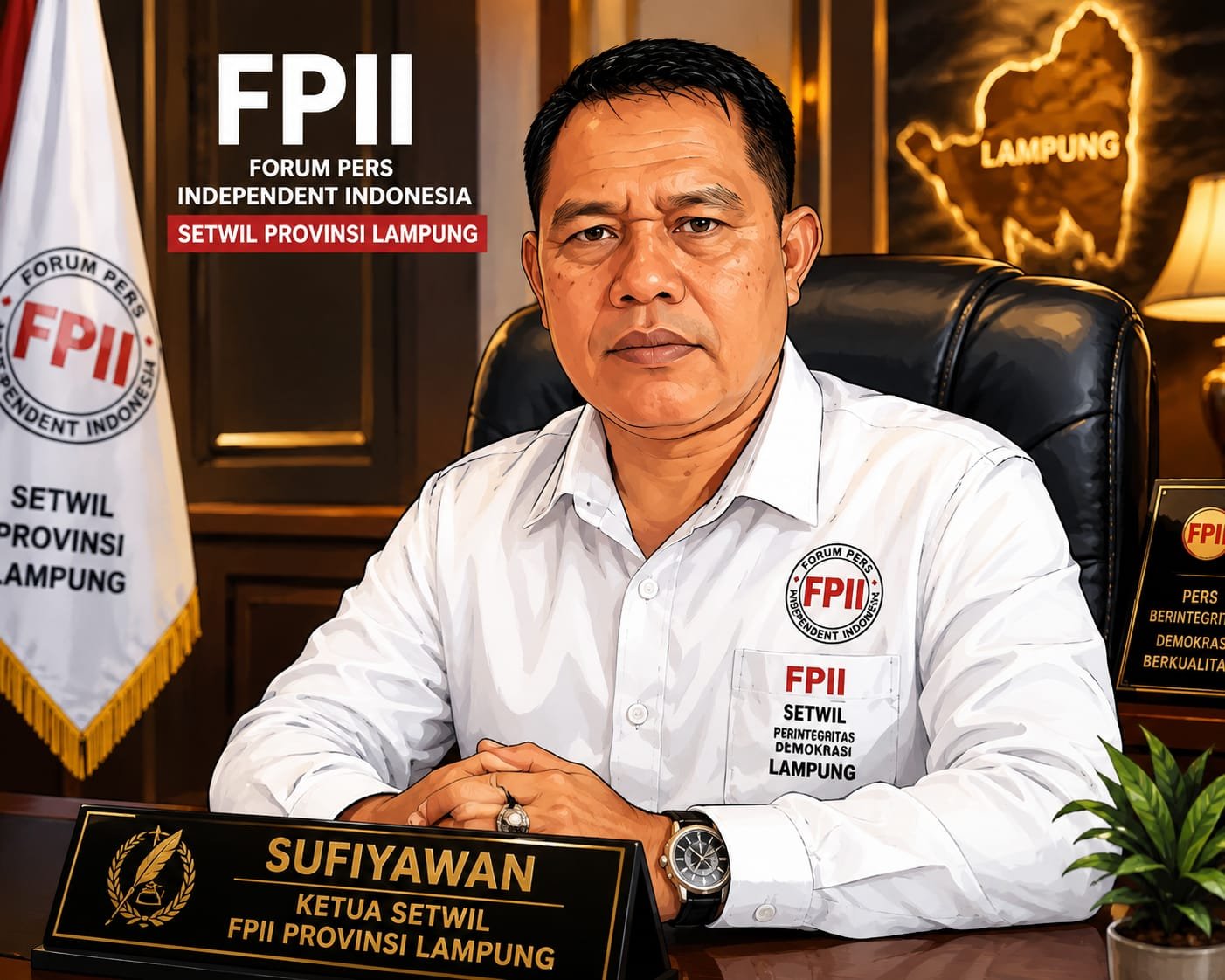 Ketua Setwil FPII Provinsi Lampung Soroti Dugaan Pelecehan terhadap Profesi Wartawan, Minta Semua Pihak Hormati UU Pers.