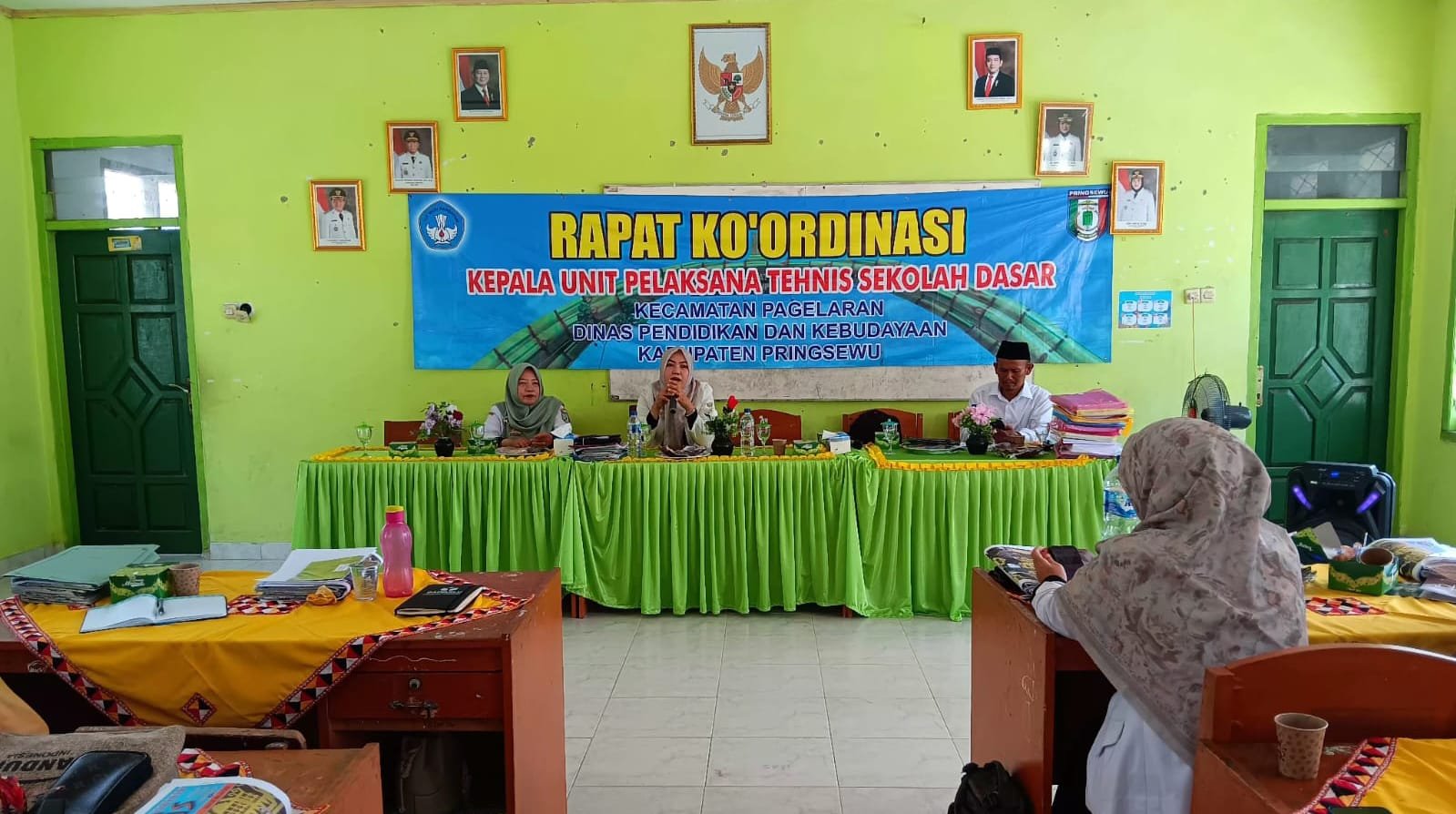 Rapat Koordinasi Kepala UPT SD Pagelaran Bahas Peningkatan Mutu Pendidikan dan Sinkronisasi Program Kerja.