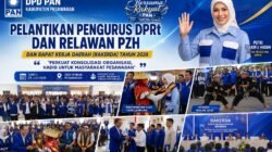 Putri Zulkifli Hasan Lantik Pengurus DPRt dan Relawan PZH, PAN Pesawaran Mantapkan Konsolidasi Organisasi