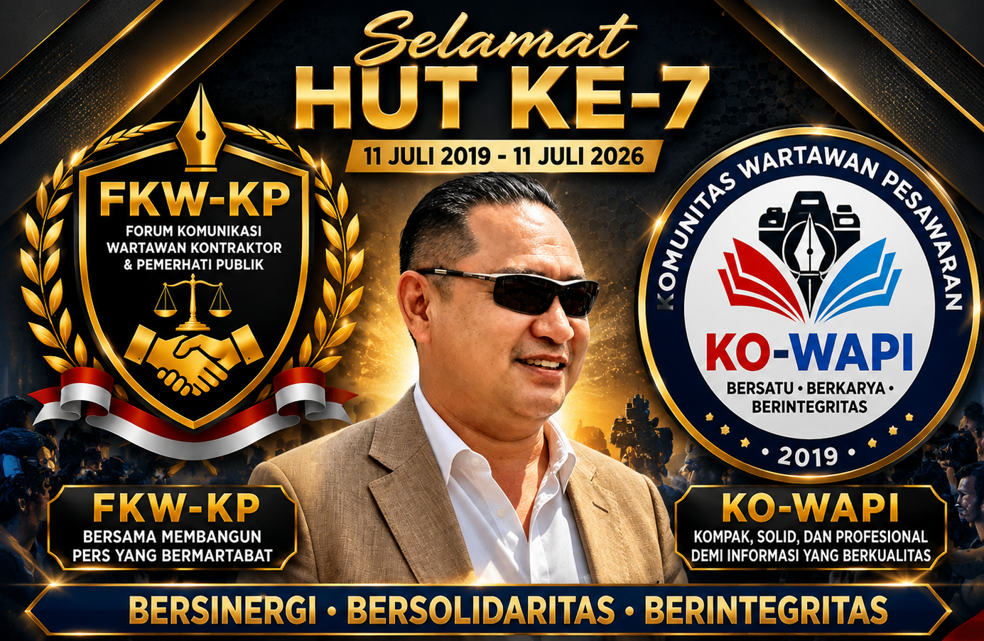 Ucapkan Selamat HUT ke-7, Ketua FKW-KP Harap KOWAPI Semakin Kokoh dan Menjadi Mitra Pers yang Handal