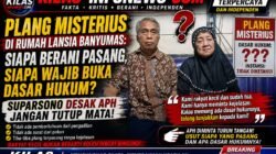 PLANG MISTERIUS DI RUMAH LANSIA BANYUMAS: Suparsono Minta Dasar Hukumnya Dibuka, APH Didesak Turun Tangan