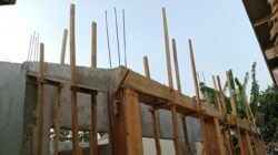 Proyek Revitalisasi UPTD SDN 4 Kedondong Disorot, Penggunaan Besi Tiang Cor Dipertanyakan