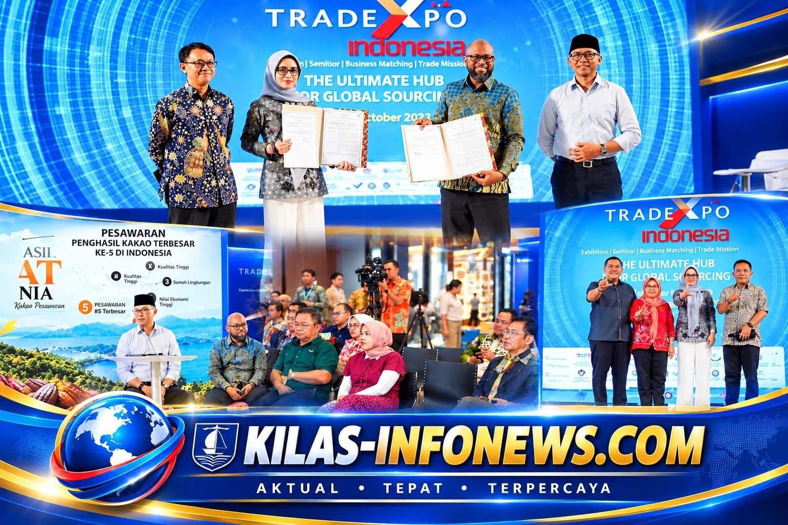 Gubernur Lampung dan Bupati Pesawaran Perkuat Hilirisasi Kakao, Bidik Peluang Pasar Global