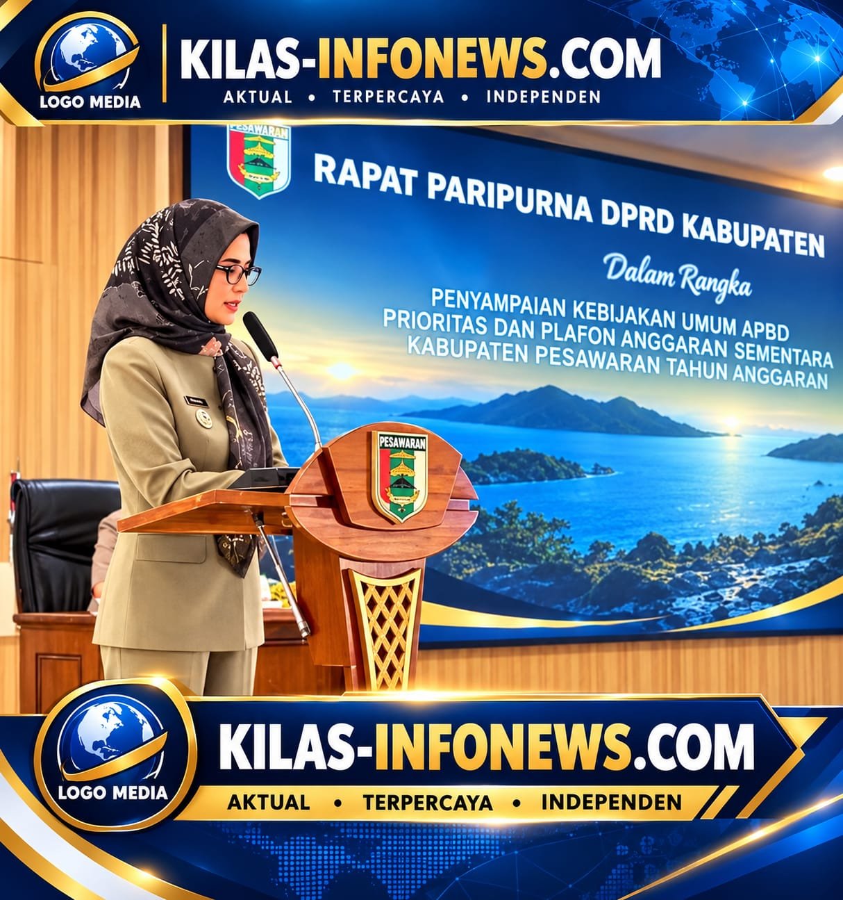 Rapat Paripurna KUA-PPAS 2027, Bupati Nanda Tekankan Anggaran yang Terarah dan Terukur